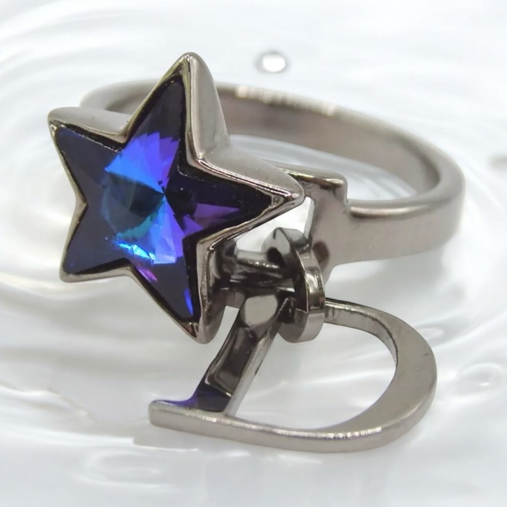 DIOR CD Charm Star Ring- Size US 6 😍🔥